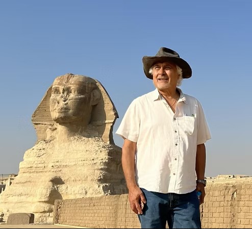 Fadel Gad at the Great Sphinx